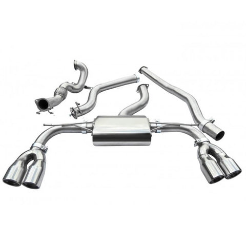 Cobra Sport Non Resonated Turbo Back Exhaust with Decat for the Audi S3