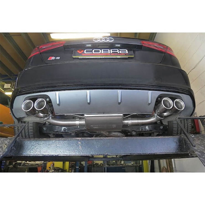 Cobra Sport Turbo Back Exhaust on the Audi S3