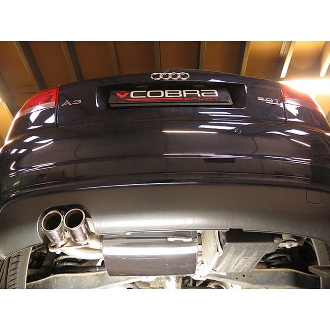 Audi A3 (8P) 2.0 TFSI Quattro (3 Door) Turbo Back Performance Exhaust - Cobra Sport