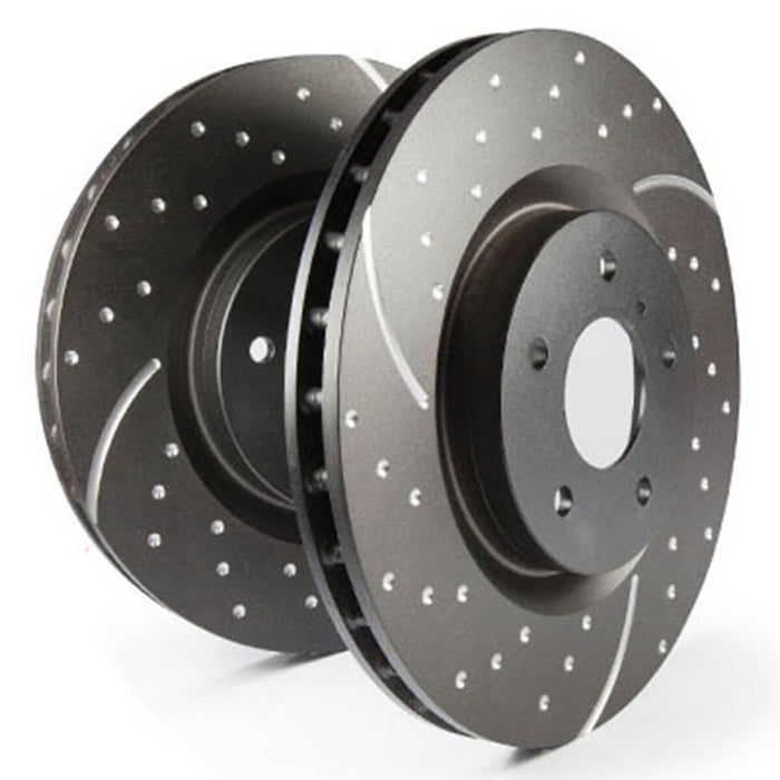 EBC Slotted And Dimpled Sport Front Brake Discs for the Ford Focus RS Mk3