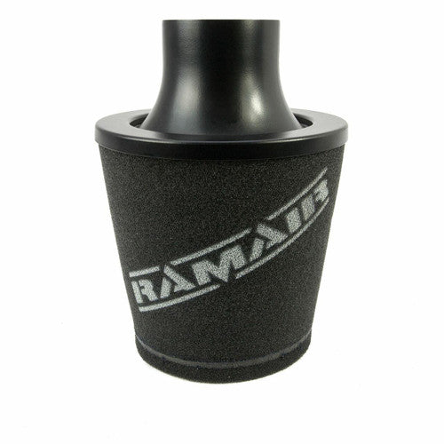 Ramair Small Foam Filter Aluminium Base 70mm OD Black