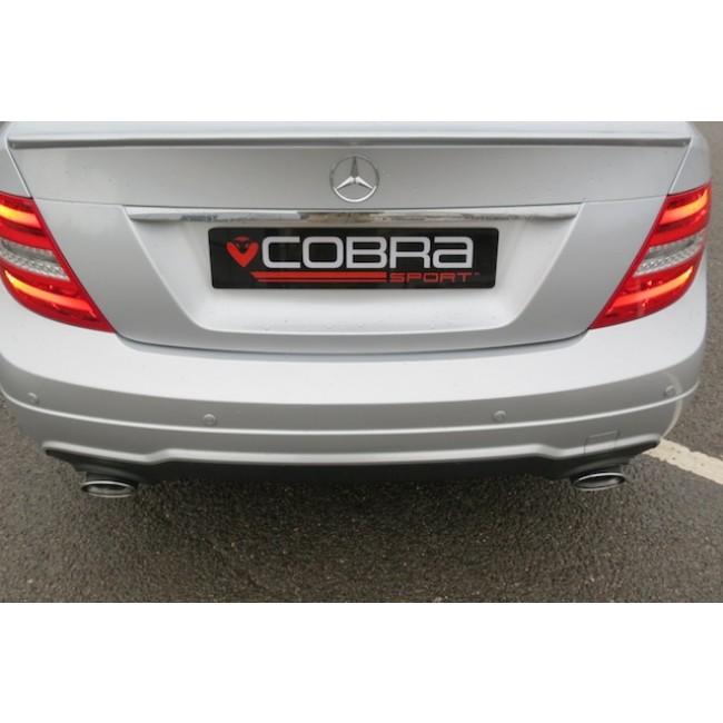 Mercedes W204 C200/C220/C250 (Diesel) 350 Dual Performance Exhaust - Cobra Sport