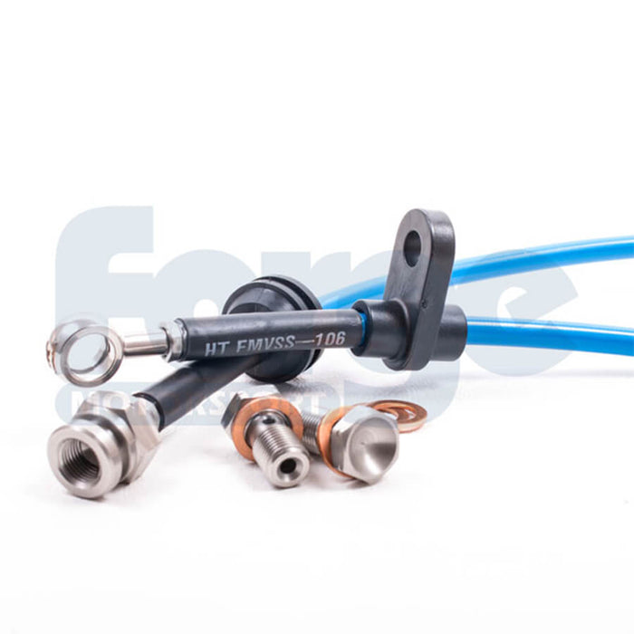 Forge Motorsport Braided Brake Lines for the Ford Focus RS Mk3