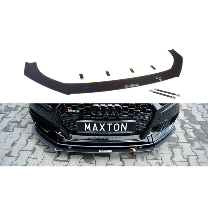 Maxton Design Front Racing Splitter for the Audi RS3 8V Facelift Sportback (2017-)