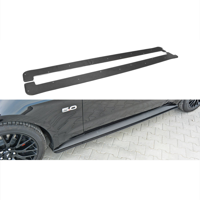 Maxton Design Racing Side Skirts for the Ford Mustang