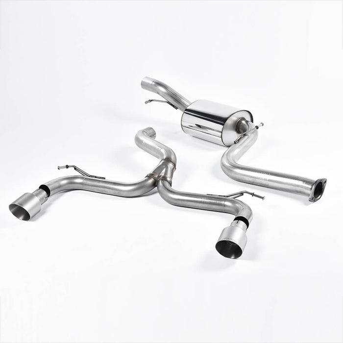 Milltek Sport Race Cat Back System with Titanium Tips for the Ford Focus ST225 Mk2