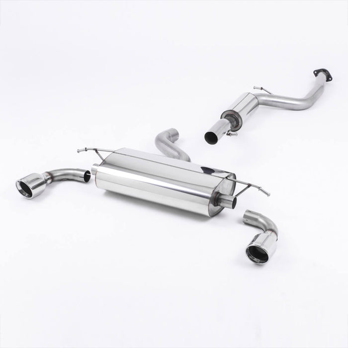 Milltek Sport Resonated Cat Back Exhaust System for the Ford Focus ST225 Mk2