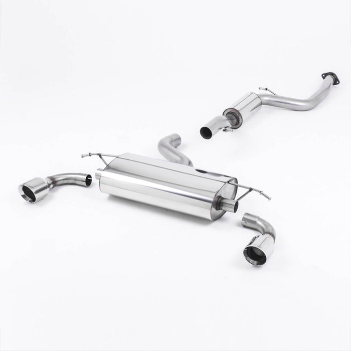 Milltek Sport Resonated Cat Back Exhaust System for the Ford Focus ST225 Mk2