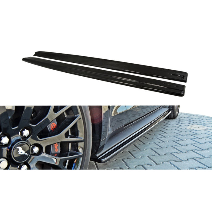 Mustang Maxton Design Rear Side Skirts Diffusers