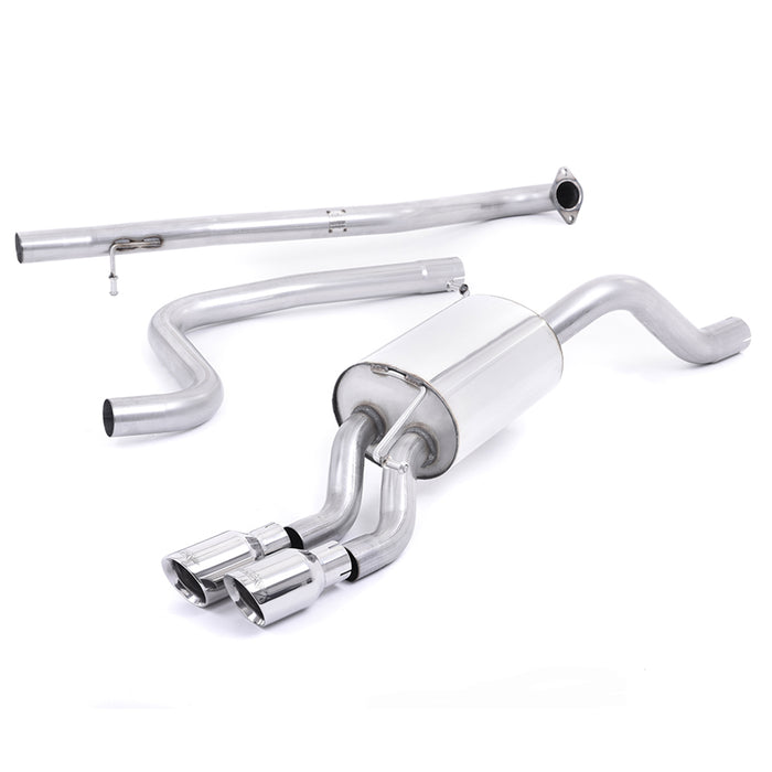 Milltek Sport Non Resonated Polished Cat Back for the Ford Fiesta 1.0 EcoBoost