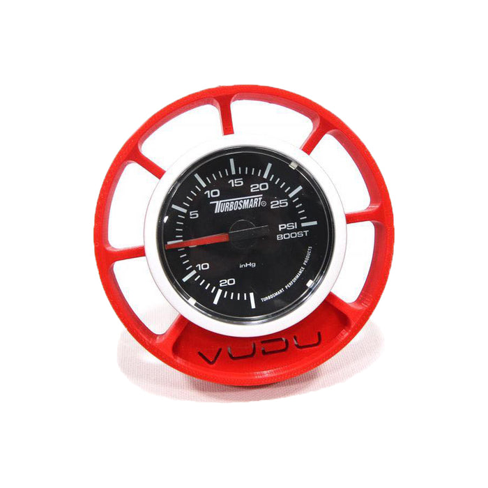 Red Turbosmart Gauge VUDU Vent Pod Kit for the Mk7 Ford Fiesta