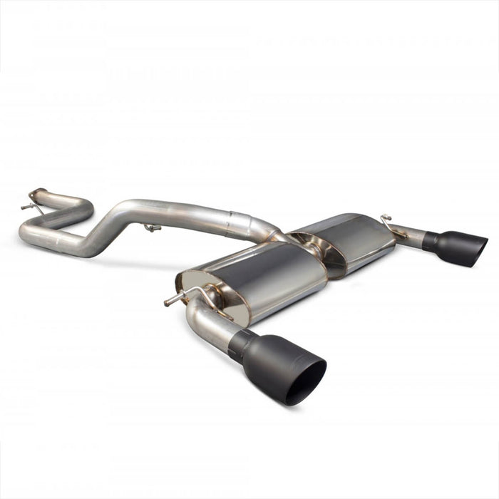 Scorpion Exhausts Resonated Cat Back System with Daytona Ceramic Tips for the Ford Focus ST225 Mk2