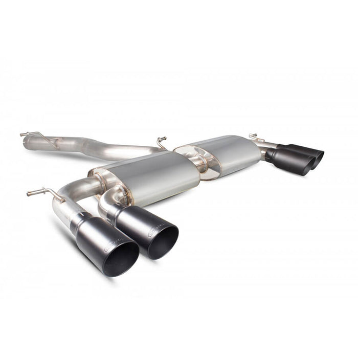 Scorpion Exhausts Non Resonated Cat Back Exhaust System For The VW Golf R Mk7 With Daytona Ceramic Tips