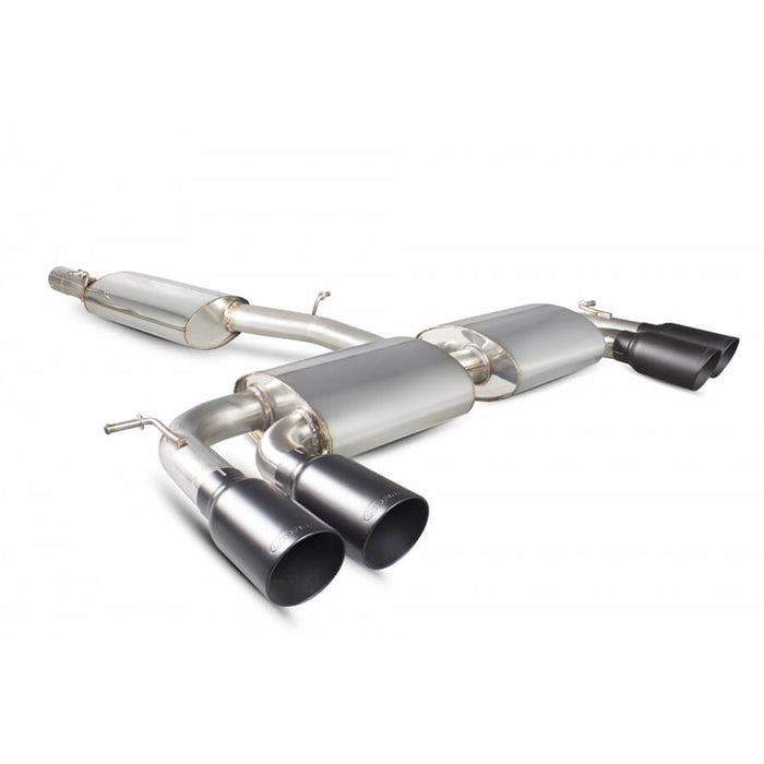 Scorpion Exhausts Resonated Cat Back Exhaust System for the VW Golf R Mk7 with Daytona Ceramic Tailpipes