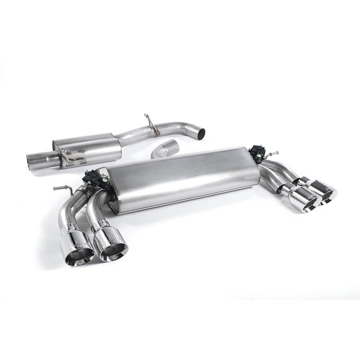 Milltek Sport Valved Cat Back Exhaust System - VW Golf R Mk7