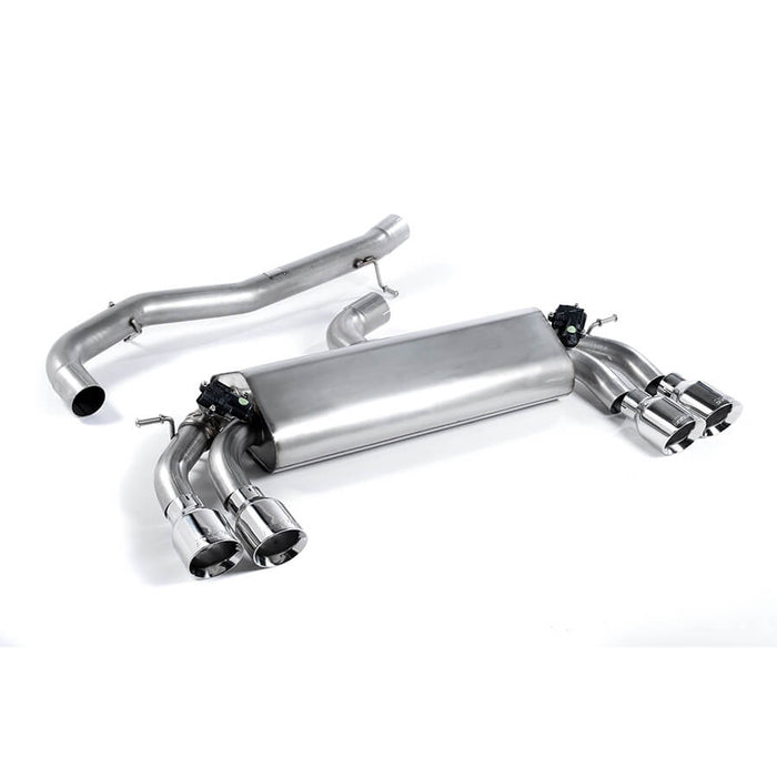 Milltek Sport Valved Cat Back Exhaust System - VW Golf R Mk7