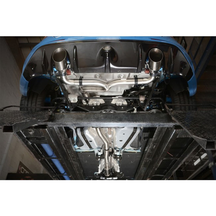 Cobra Sport Venom Non Valved Turbo Back Sports Cat - Ford Focus RS Mk3