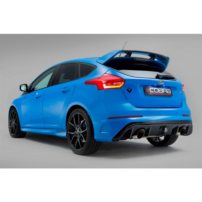 Cobra Sport Venom Non Valved Turbo Back Sports Cat - Ford Focus RS Mk3