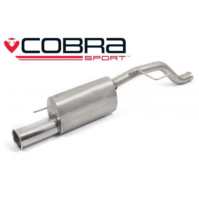Vauxhall Corsa D 1.2 & 1.4 (07-14) Rear Box Performance Exhaust - Cobra Sport