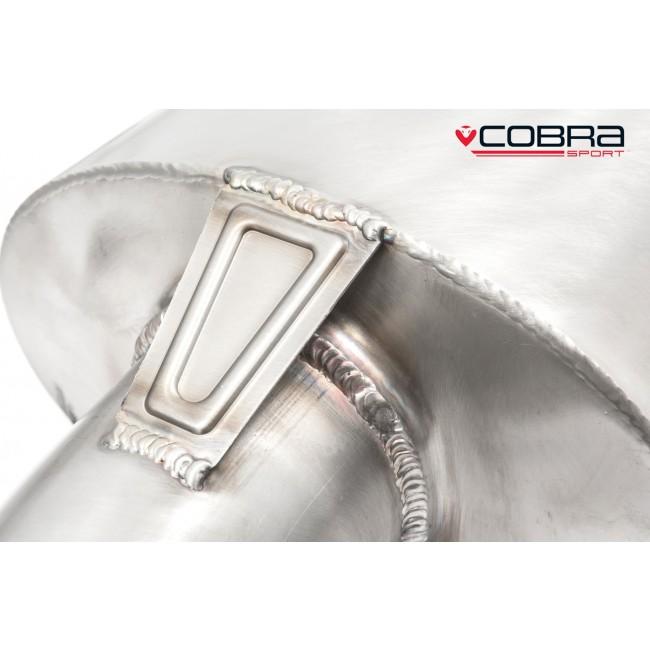 Vauxhall Corsa D VXR (10-14) Turbo Back Performance Exhaust - Cobra Sport