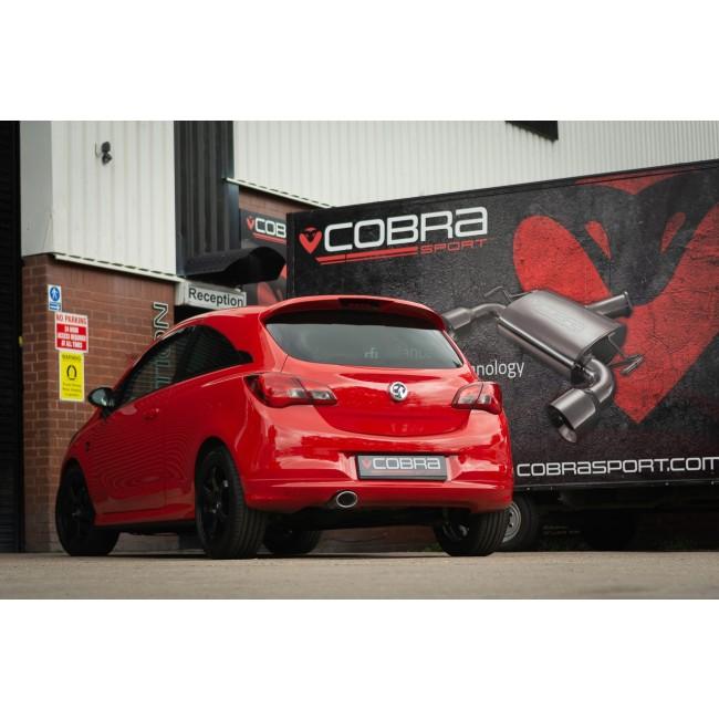 Vauxhall Corsa E 1.4 N/A (15-19) Venom Box Delete Rear Performance Exhaust - Cobra Sport
