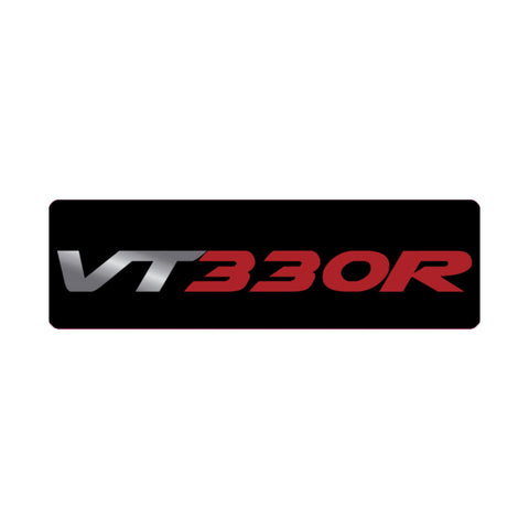 VUDU Performance VT330R Gel Badge Sticker