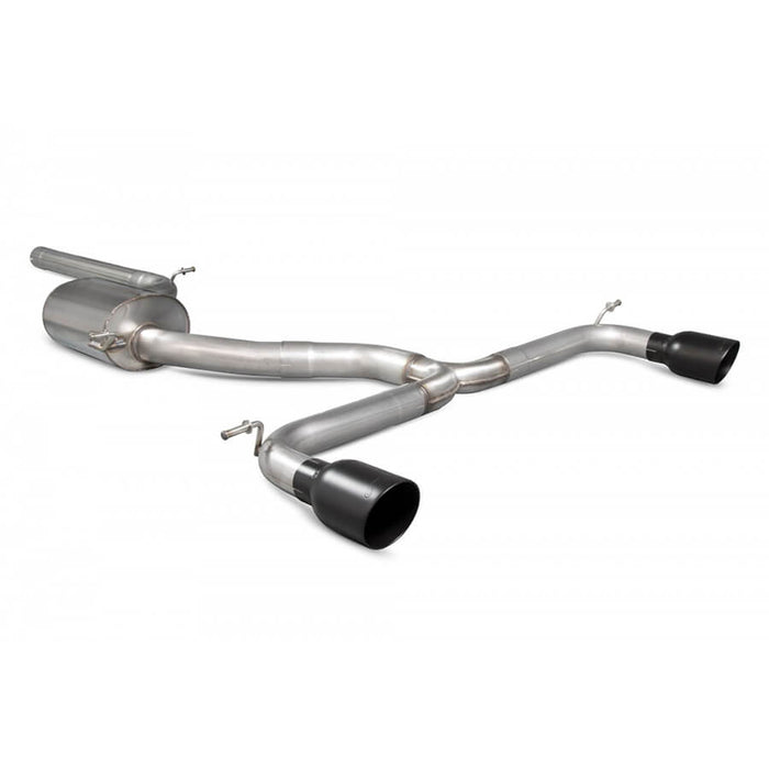 Scorpion Exhausts Non Resonated Cat Back System For The VW Golf GTI Mk7 with Daytona Ceramic Tailpipes
