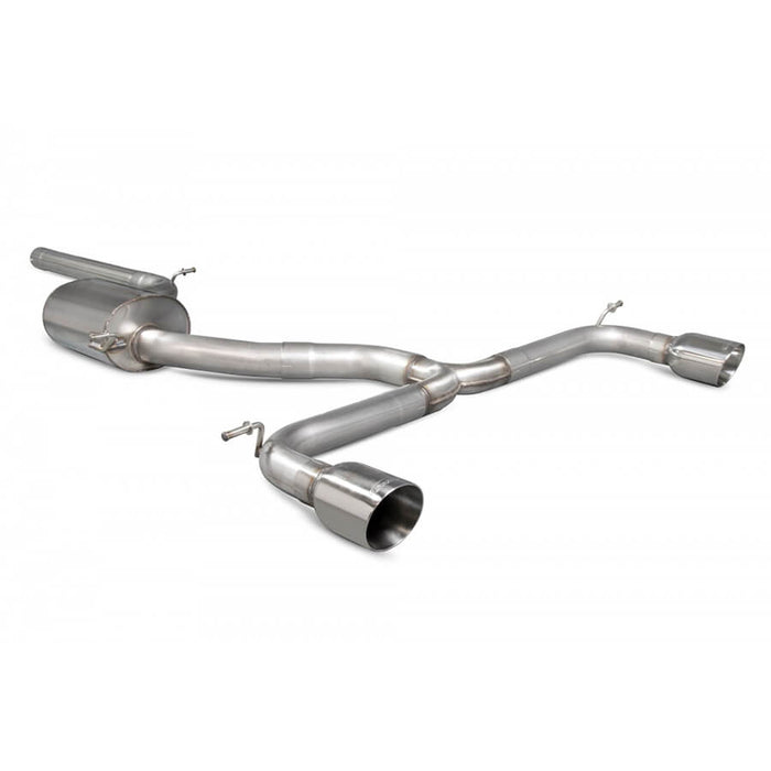 Scorpion Exhausts Non Resonated Cat Back System For The VW Golf GTI Mk7 with Daytona Tailpipes