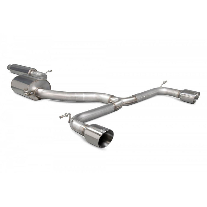Scorpion Exhausts Resonated Cat Back System For The VW Golf GTI Mk7 with Daytona Tailpipes