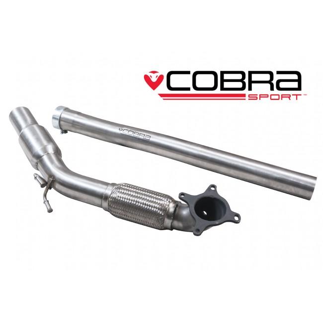 VW Golf GTI (Mk5) 2.0 T FSI (1K) (04-09) Sports Cat / De-Cat Front Downpipe Performance Exhaust - Cobra Sport