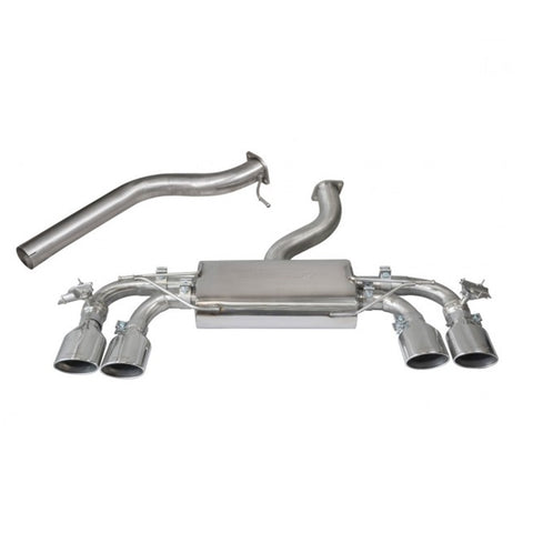 Cobra Sport Non Resonated Valved Cat Back Exhaust for the VW Golf R